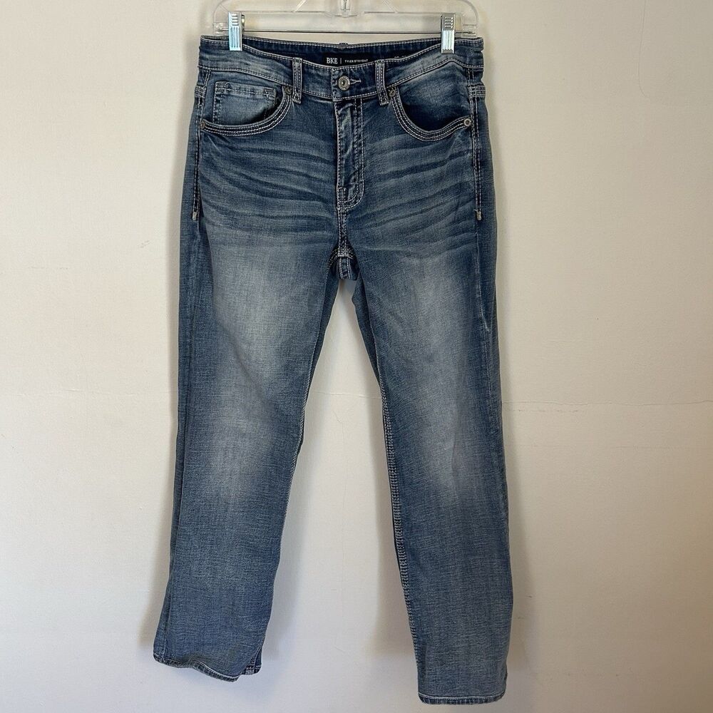 BKE Denim Jeans‎ Men's 30x29* Blue Jake Straight Leg Medium Wash
